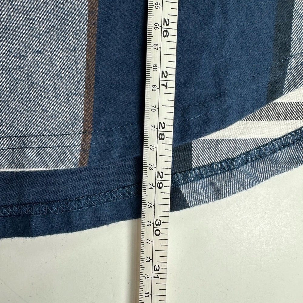 NWT Marleylilly Monogrammed Plaid Hooded Tunic Shirt Women’s MEDIUM 100% Cotton - Picture 10 of 10